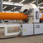 Water Cooling Double Wall Corrugated Pipe Production Line Aluminium Alloy Mould