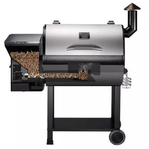 Wholesale Outdoor Trolley Electric Wood Pellet Grill Smoker Barbecue Grills for Perfect Grilling from china suppliers