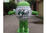 Cute Advertising Inflatables , Inflatable Golf Ball Moving Cartoon