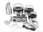 19pcs Kitchen appliances nonstick food warmer lunch box container coffee pot &