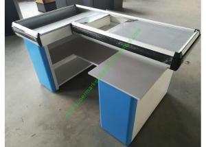 Wholesale Custom-made Steel Shop Cashwrap / Cash Desk And Table For Supermarket from china suppliers