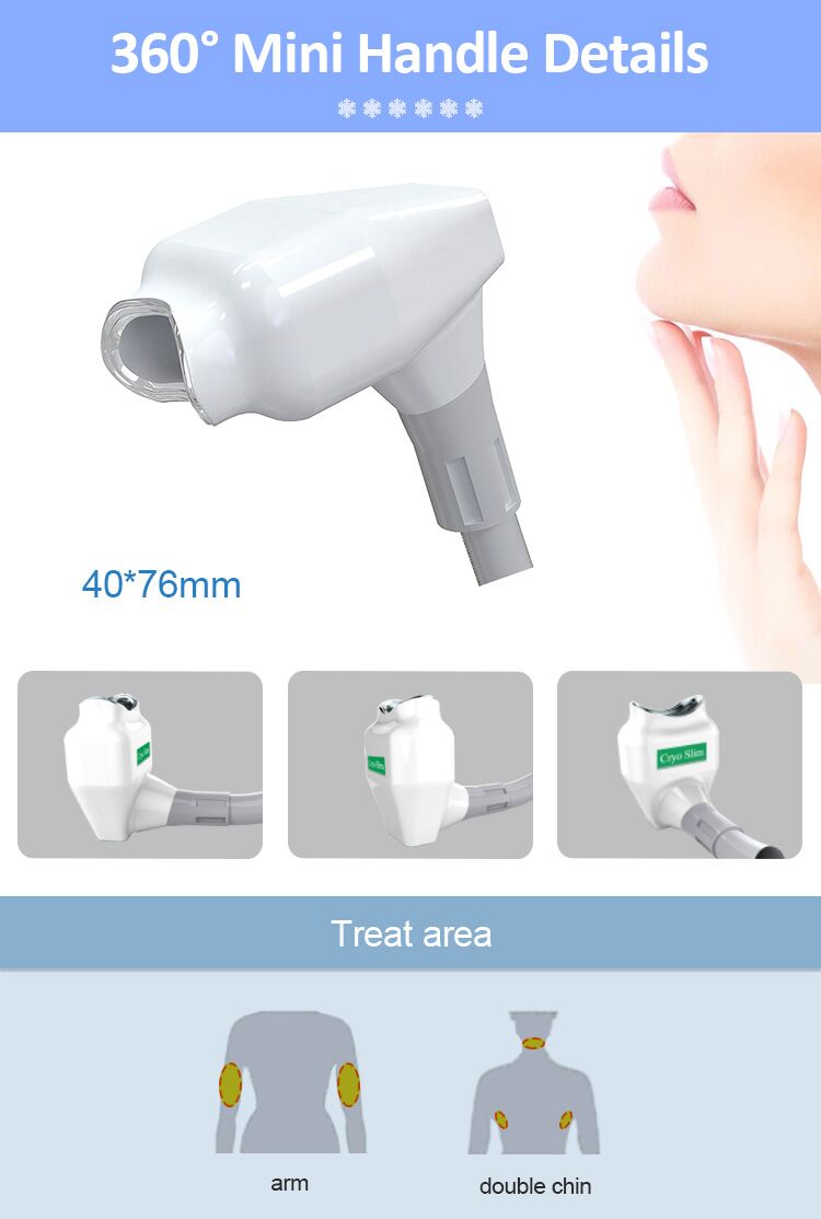 fat loss slimming machine handles cavitation vacuum 360 Multifunctional fat freezing machine