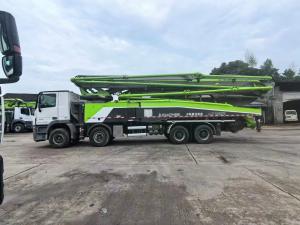 Wholesale Used/second-hand 2018year Zoomlion Benz Chassis 56m Concrete Pump Truck Ready Mix Cement Boom Pump Construction Work For sale from china suppliers