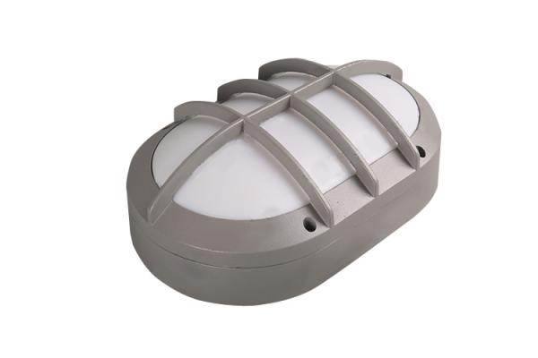 IP65 LED Wall Fixture Aluminium Grill Aluminium Grill Bulkhead Wall Light with