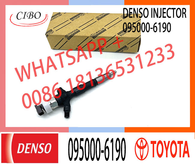Common Rail Fuel Injector 23670-09060 23670-0L010 095000-6190 for Diesel Engine 2KD-FTV D4D