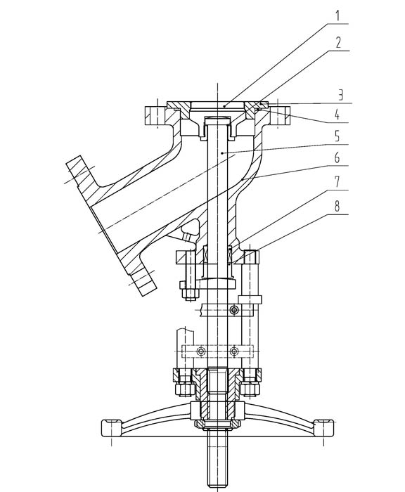 SS304 Discharge Bottom Outlet Valves For Storage / Reaction Kettle Tank