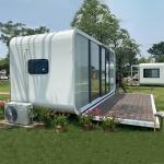 Portable Apple Cabin Pod House 40ft Cabin Prefabricated Cabin House Security