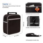 Water Resistant Unisex Polyester Insulated Lunch Bags