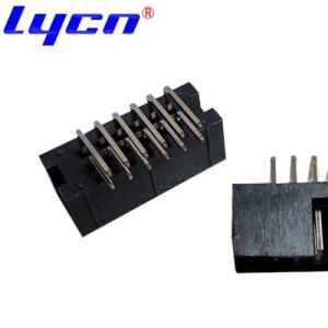 Wholesale 180 Degree DIP 2.54Mm Box Header 90 Degree Bend 1000mohm Min Resistance from china suppliers