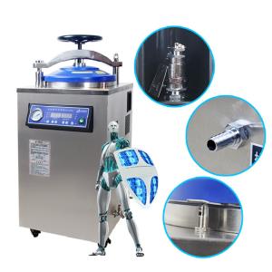 Wholesale Portable Vertical High Pressure Steam Sterilizer Autoclave 0.22MPa from china suppliers