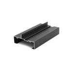 Black Frame Extrusion Casement 6063 T5 Aluminum Window Profiles