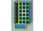 Anti UV Adults / Kids Trampoline Park Without Scratch 19*13*3m KP140625-1