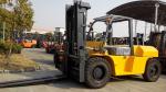 JAC 10 Ton Diesel Counterbalance Forklift Heavy Equipment Forklift Eco -