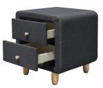 Linen Fabric Fabric Bedside Table
