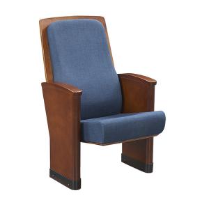 Wholesale Pigmento Blue Fabric Theater Seats / 1010*910*580cm Wooden Auditorium Seats from china suppliers