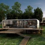 20FT 40FT Modern Design Garden Living Cottage Modular Outdoor Apple Cabin House