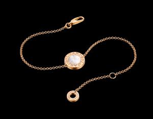 Wholesale   bracelet in 18 kt pink gold with mother of pearl factory wholesale from china suppliers