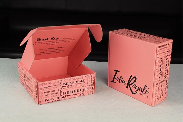 Gift Matt Lamination Recyclable Corrugated Paper Mailer Boxes Packaging Box