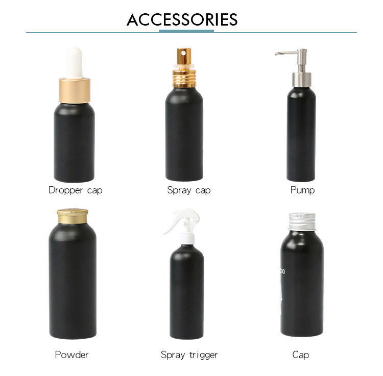 MSDS 500ml Aluminum Pump Bottle For Shampoo Packing
