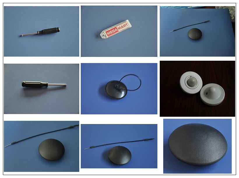 8.2Mhz/58k RF/AM security large golf hard tag/round tag XLD-Y09