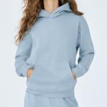 Cozy Fleece Cotton Women'S Sport Tracksuits Casual Hoodies Joggers Pants