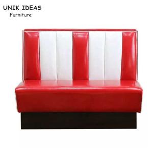 Wholesale Restaurant Dining Pu Leather Commercial Booth Seating 1950s America Design from china suppliers