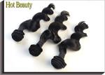 Natural Wave Cambodian Virgin Hair Kinky Curl For Lady / Cambodian Hair Weave