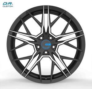 Wholesale PCD 5-130 Custom Forged Wheels ET48 21 Inch Gunmetal Black Rims from china suppliers