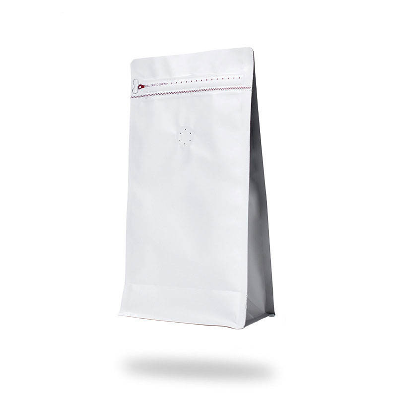 Custom Printed Resealable Packaging Aluminum Foil Flat Bottom Stand Up Pouch 1lb Coffee Bean Bag With One Way Valve
