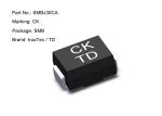 30V 600w Tvs Diode Bidirectional SMBJ30CA Automotive Transient Protection