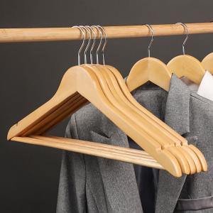 Wholesale Eco Friendly Wooden Coat Hangers In Bulk For Clothes Non Slip from china suppliers