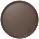 Fiberglass Room Service Tray 14" Round Non - Skid Dia.35.5cm Solid Design