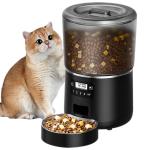 4L Automatic Pet Bowl Feeder Stainless Steel Self Feeding Cat Bowl
