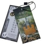 Environment friendly Paper Clothing Hang Tags For Leather Bags personized logo