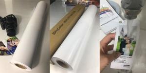 Wholesale 240gsm Resin Coated 24 Photo Paper Roll , Satin Photo Paper For Large Format Printers from china suppliers