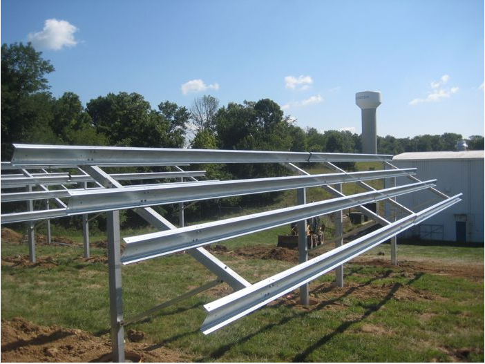 Carport Installation PV Solar Panel Mounting Aluminum Rail with 25 YRS Service Life