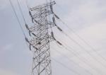 Tubular High Voltage Transmission Line Tower , Steel Electric Cable Tower