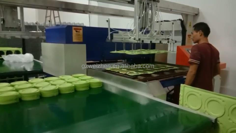 250 Stroke Full Automatic PVC/PET/PE/PS Plastic Blister Hydraulic Die Cutting Machine with Mechanical Claw