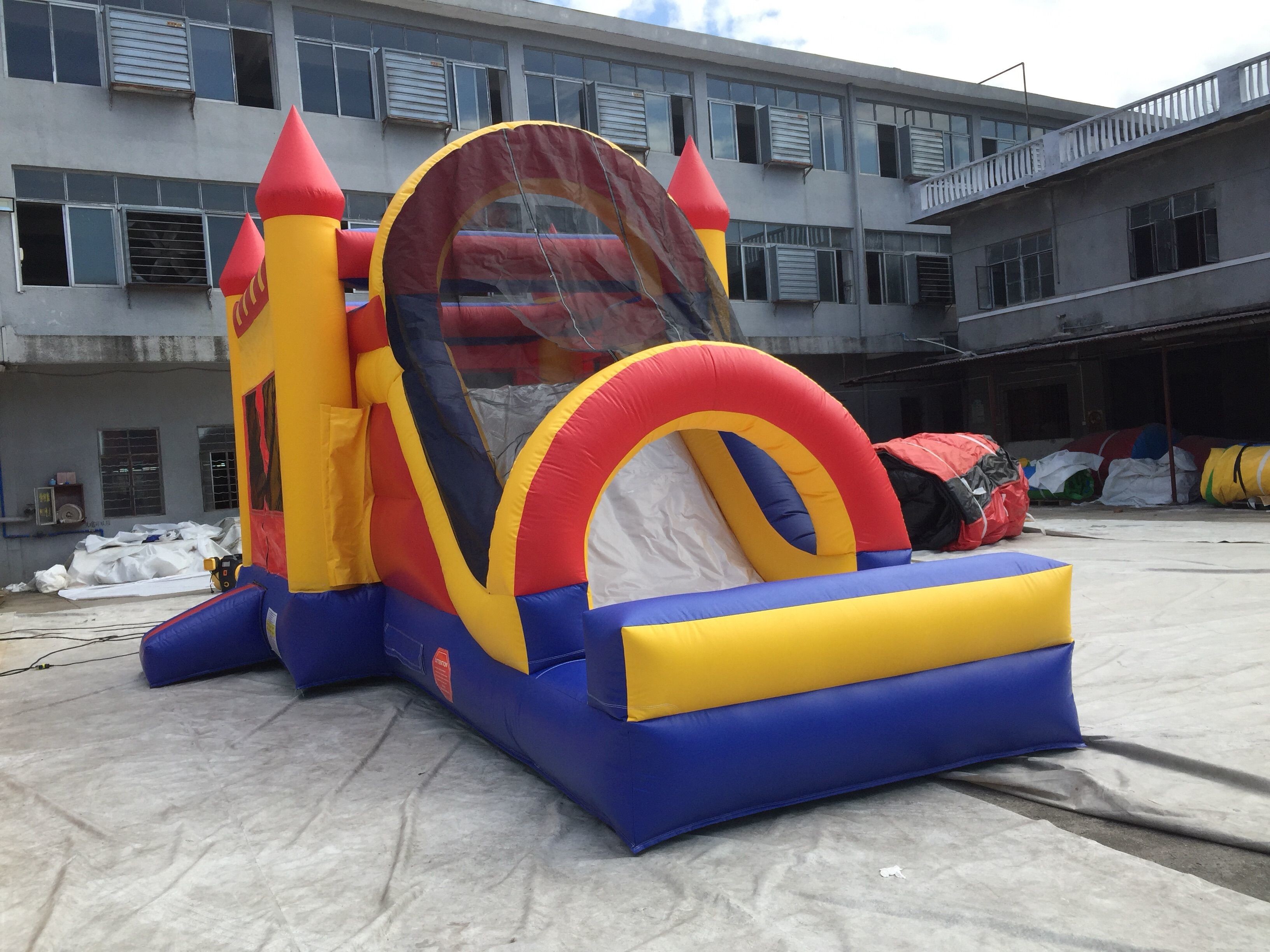 Tarpaulin Inflatable Castle Bouncer Trampoline Jumping Playground Inflatable Combo
