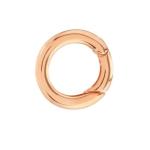 14K Gold Plated Round Charm Enhancer Connector Necklace Jewelry Type Pendants Or