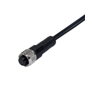 Wholesale 10m 30m Cable M12 Waterproof Connector B Code 4 Pin 5 Pin Pa66 Screw from china suppliers