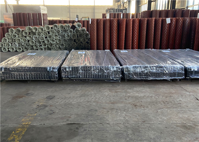 Flattened Decorative 1.25x2.5m Expanded Metal Wire Mesh