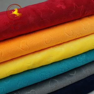Wholesale Fast delivery minky fabric korean wholesale for baby blanket from china suppliers