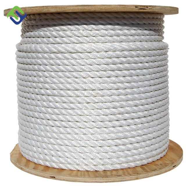 12mmx220m 3 Strand Nylon Rope Polyamide Rope For Yacht Boat