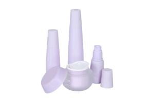 Wholesale Bulb Shape PE Cosmetic Pump Bottle 100ml Acrylic Skincare Set packaging from china suppliers