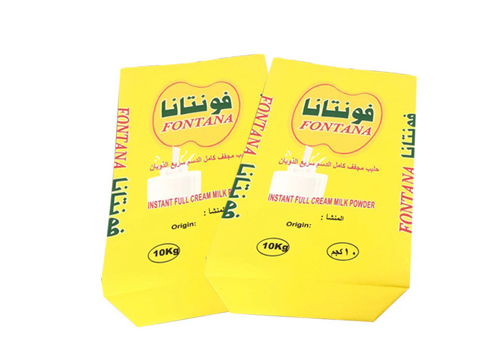 20kg 25kg Milk Powder Multi Wall Paper Sacks Food Grade