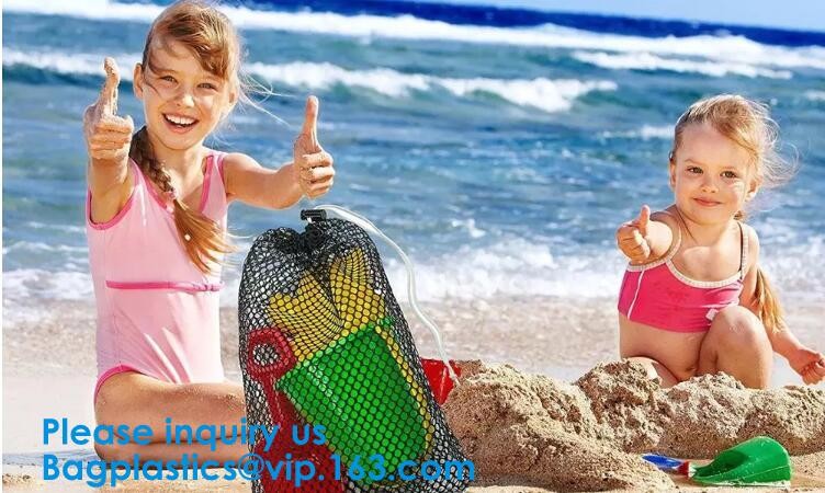 Premium Nylon Beach Laundry Mesh Drawstring Bag Nylon Mesh Gift Bag/Small Drawstring Mesh Bag Bagease Bagplastics