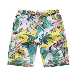 Wholesale Summer Casual Pants Hawaiian Straight Tube Plus Size Men from china suppliers