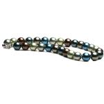 Luxury Luster Mix Colours Round 14mm Shell Pearls Necklace 18 inches (N14002)