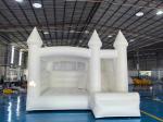 OEM Inflatable PVC Kids Bouncy Castle 13FT White Bounce House For Weddings &